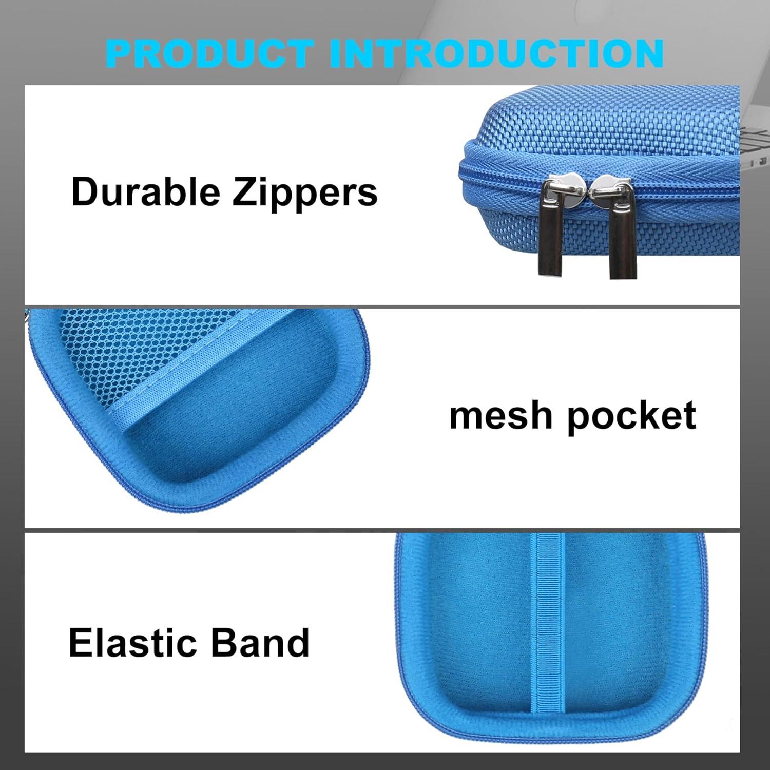 Funda de Transporte Lacdo para SSD Crucial X10/X9 Pro - Azul