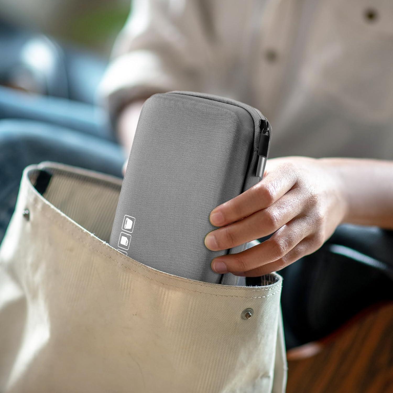 Funda ProCase para 2 Discos Duros Externos 2.5" Gris Oscuro