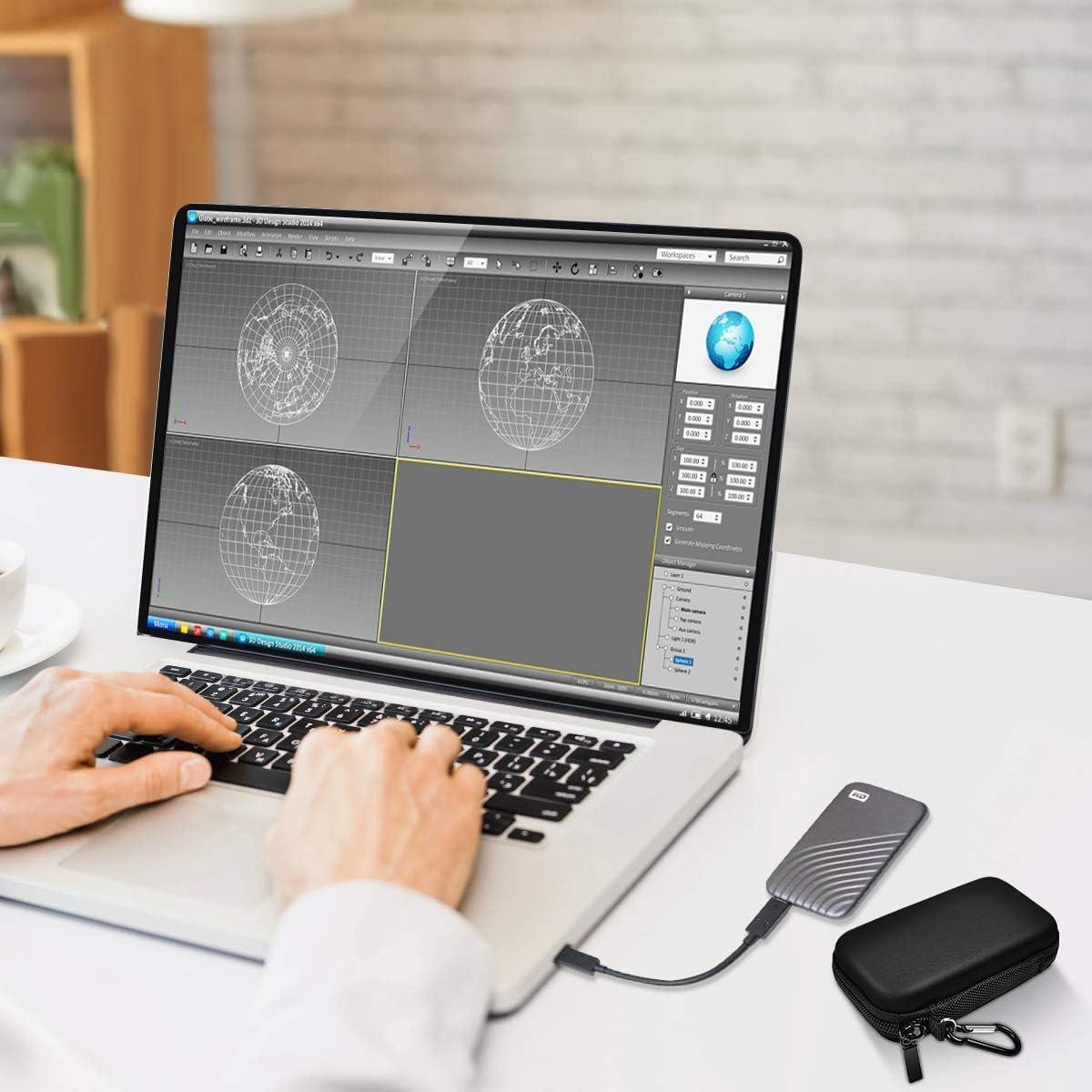 Funda de Almacenamiento PAIYULE para WD My Passport SSD 1TB 2TB