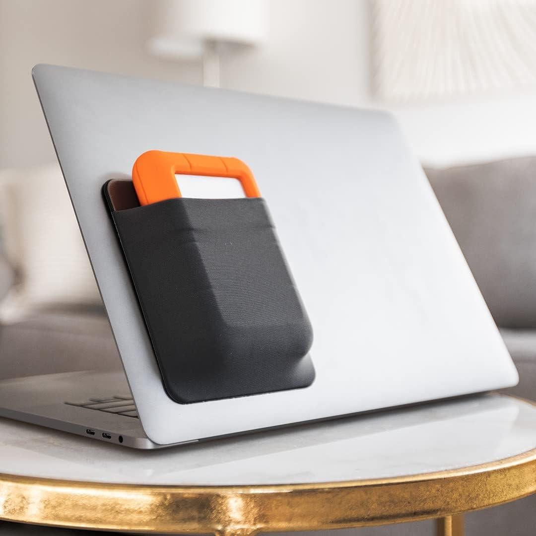 Funda de Disco Duro Portátil Slipdrive Negra 13.97x11.43cm