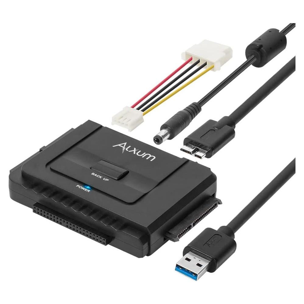 Adaptador Alxum SATA IDE a USB 3.0 para Disco Duro 2.5/3.5"