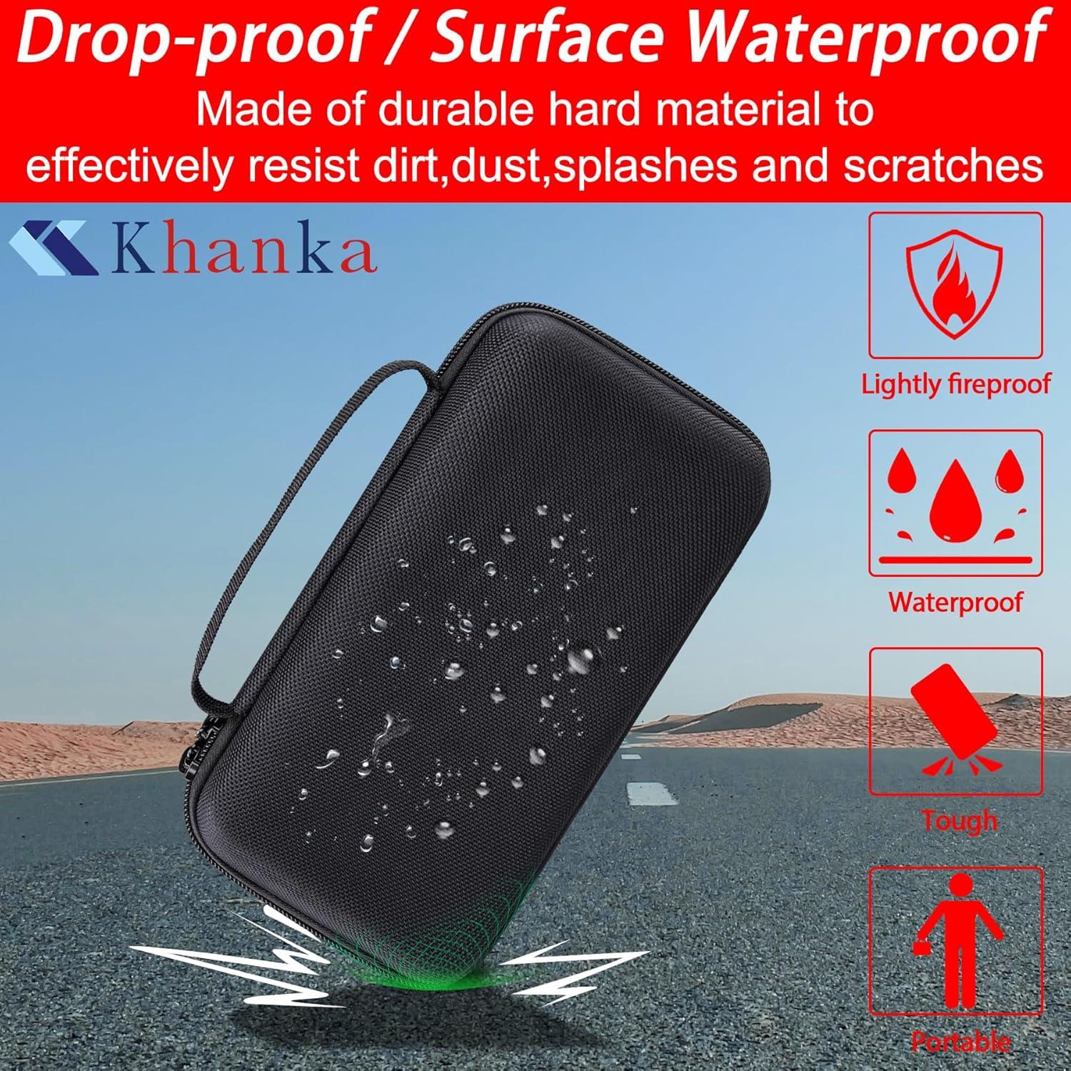 Funda Khanka para Disco Duro SSD SanDisk 4TB/8TB - Compacta y Resistente