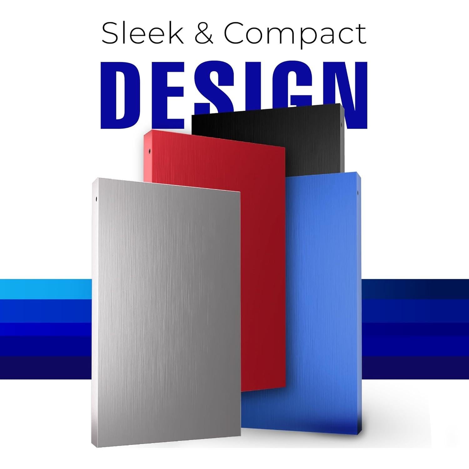 Disco Duro Externo 250GB Genérico USB 3.0 Plata Portátil