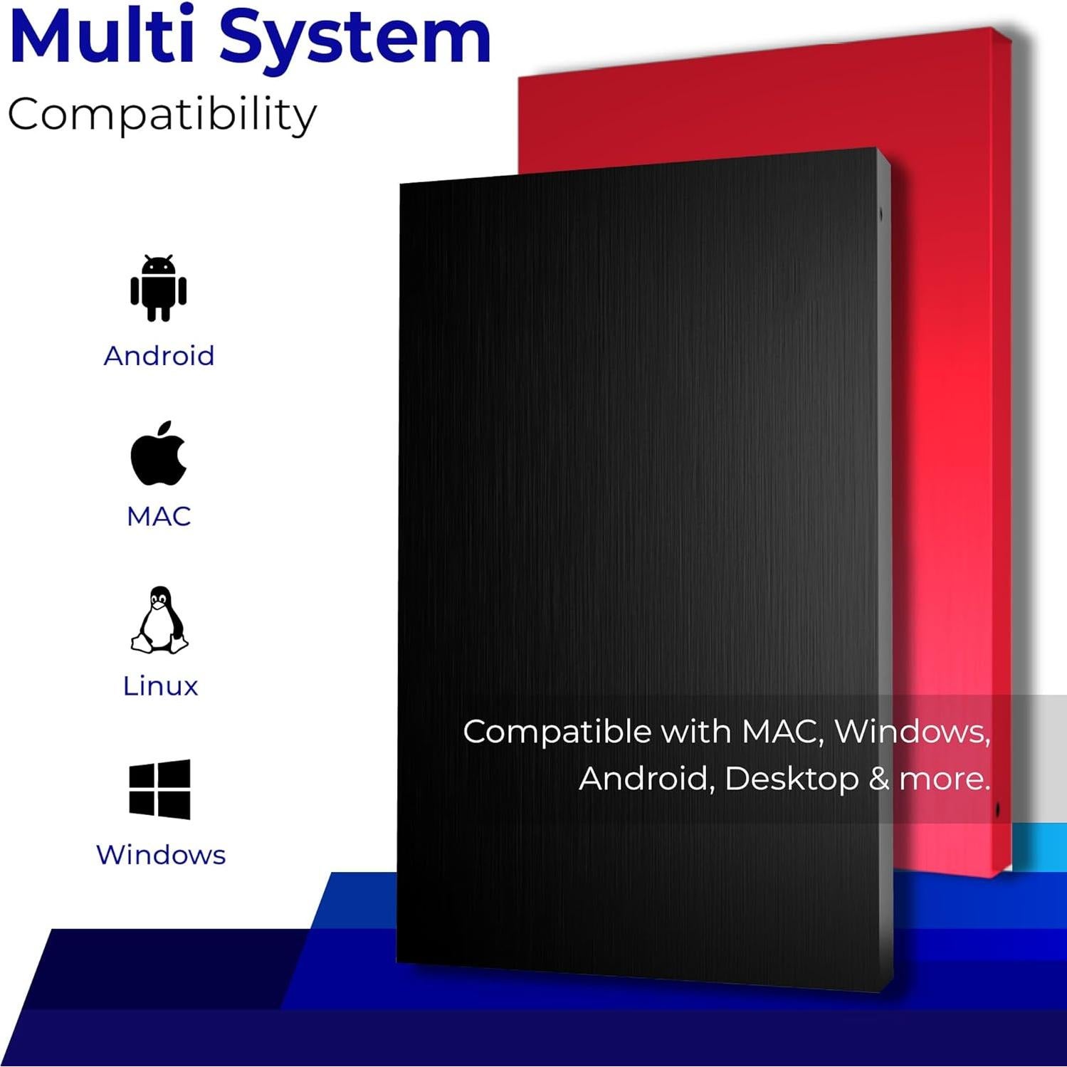 Disco Duro Externo 250GB Genérico USB 3.0 Plata Portátil