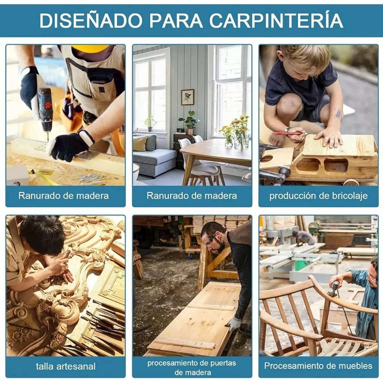 Mesa de Inserción Fafeicy para Router de Aluminio 23.5x23.5cm