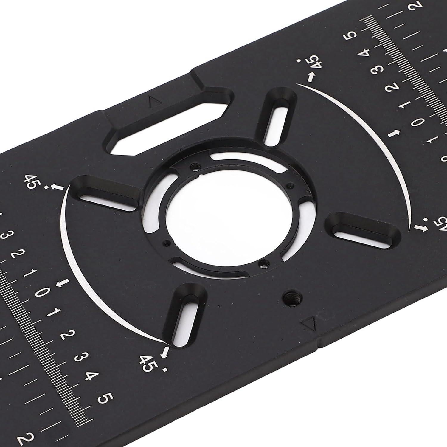 Placa de Inserción para Mesa de Router ZDETGU Aluminio 62x70mm