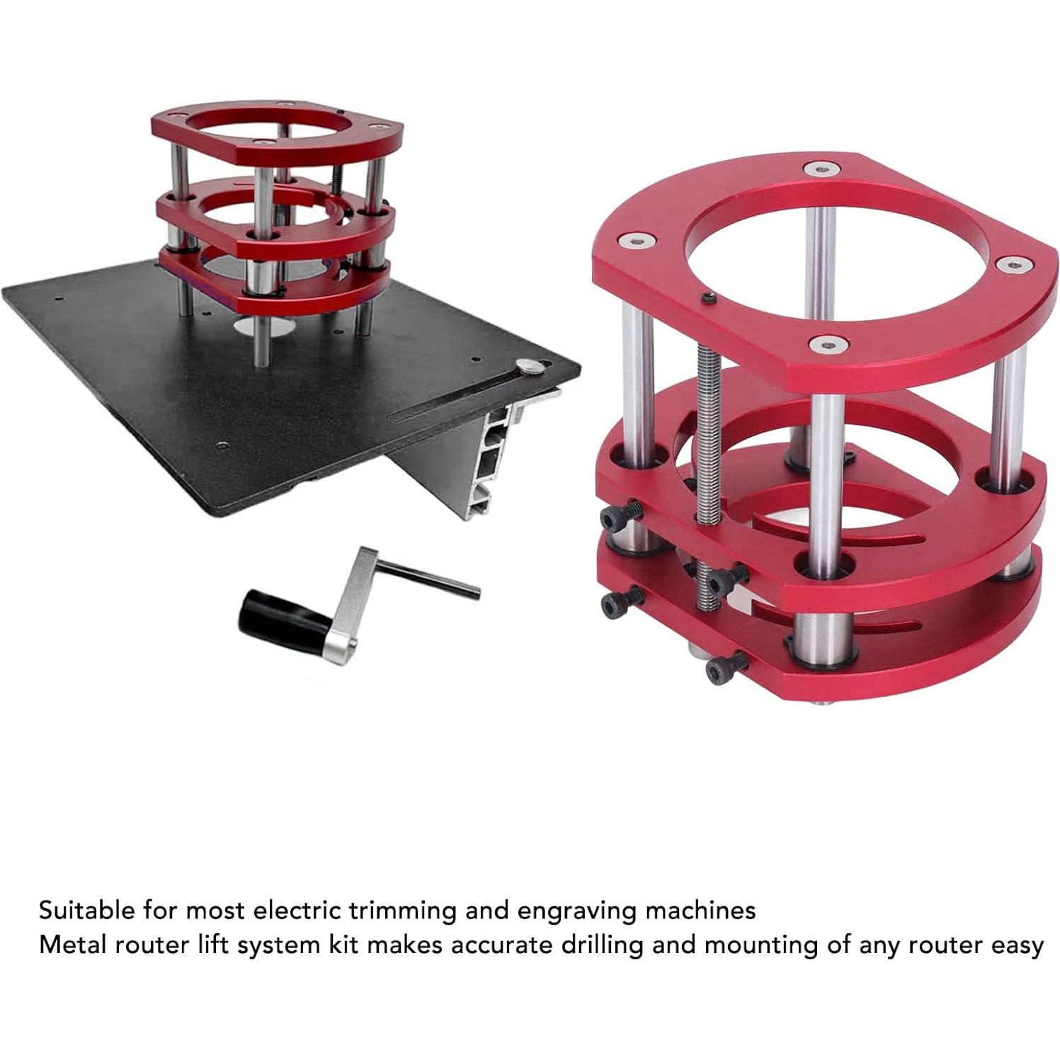 Placa de Inserción para Mesa de Router Focket Aluminio 26x22cm