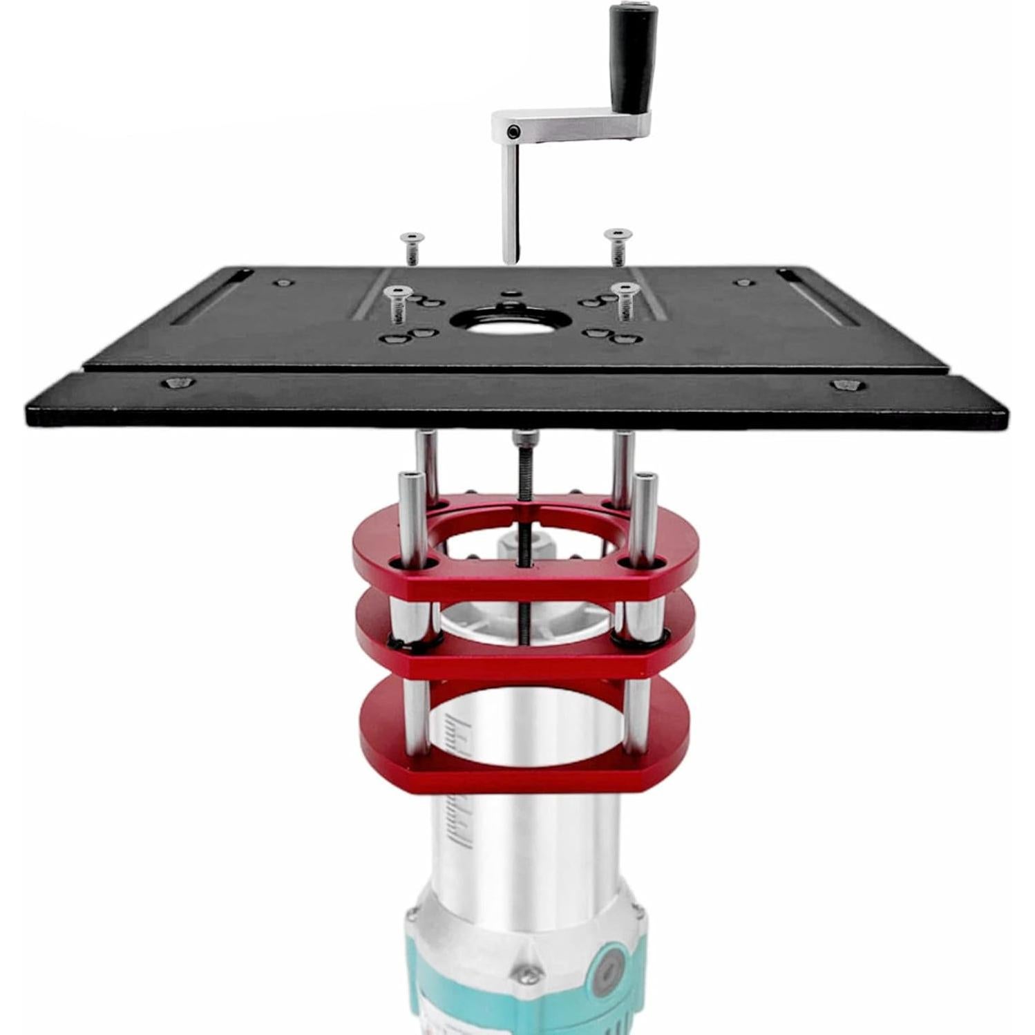 Placa de Inserción para Mesa de Router Focket Aluminio 26x22cm