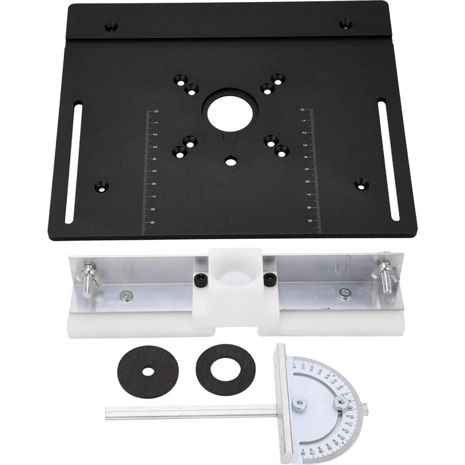 Placa de Inserción para Mesa de Router Focket Aluminio 26x22cm