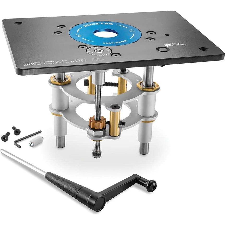 Kit de Elevación para Router Rockler SL - Inserto Fenólico