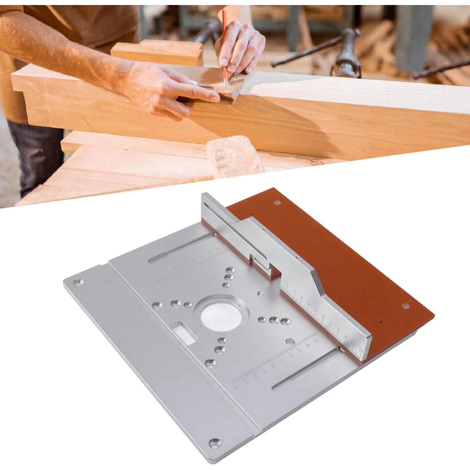 Placa de Inserción de Router de Aluminio 8mm Marhynchus