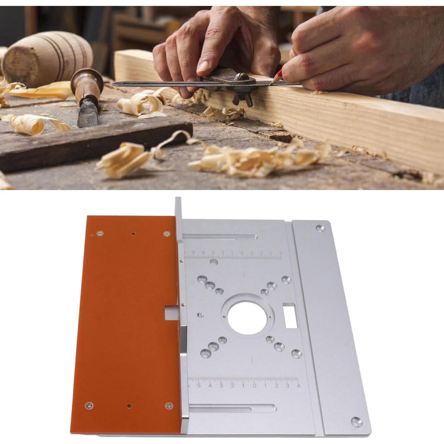 Placa de Inserción de Router de Aluminio 8mm Marhynchus