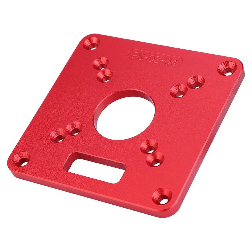 Placa de Inserción para Mesa de Router Eujgoov Aluminio 120x120mm