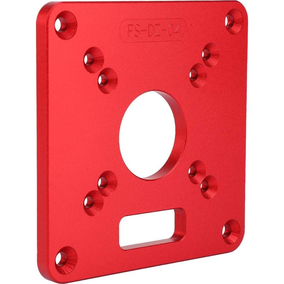 Placa de Inserción para Mesa de Router Eujgoov Aluminio 120x120mm