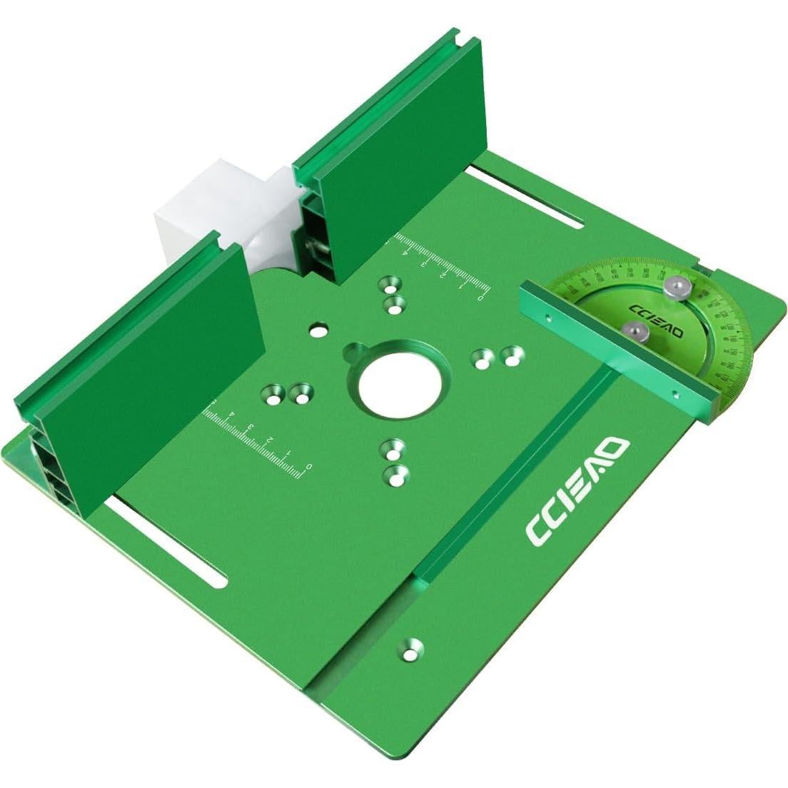 Placa de Inserción de Mesa Router Aluminio CCIEAO 240x200mm