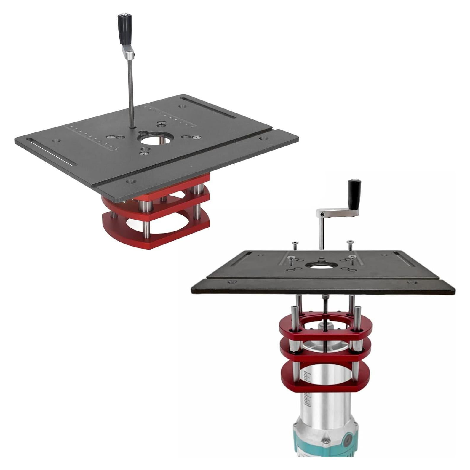 Kit de Router Acogedor con Base de Aluminio y Elevación 51mm