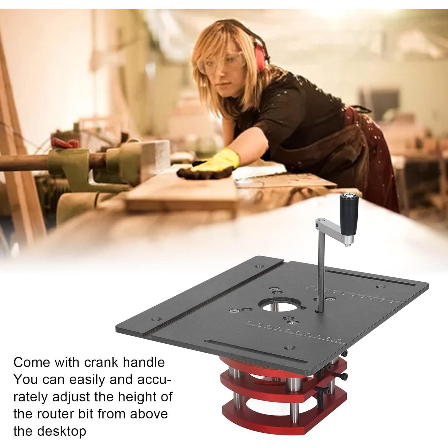 Kit de Router Acogedor con Base de Aluminio y Elevación 51mm