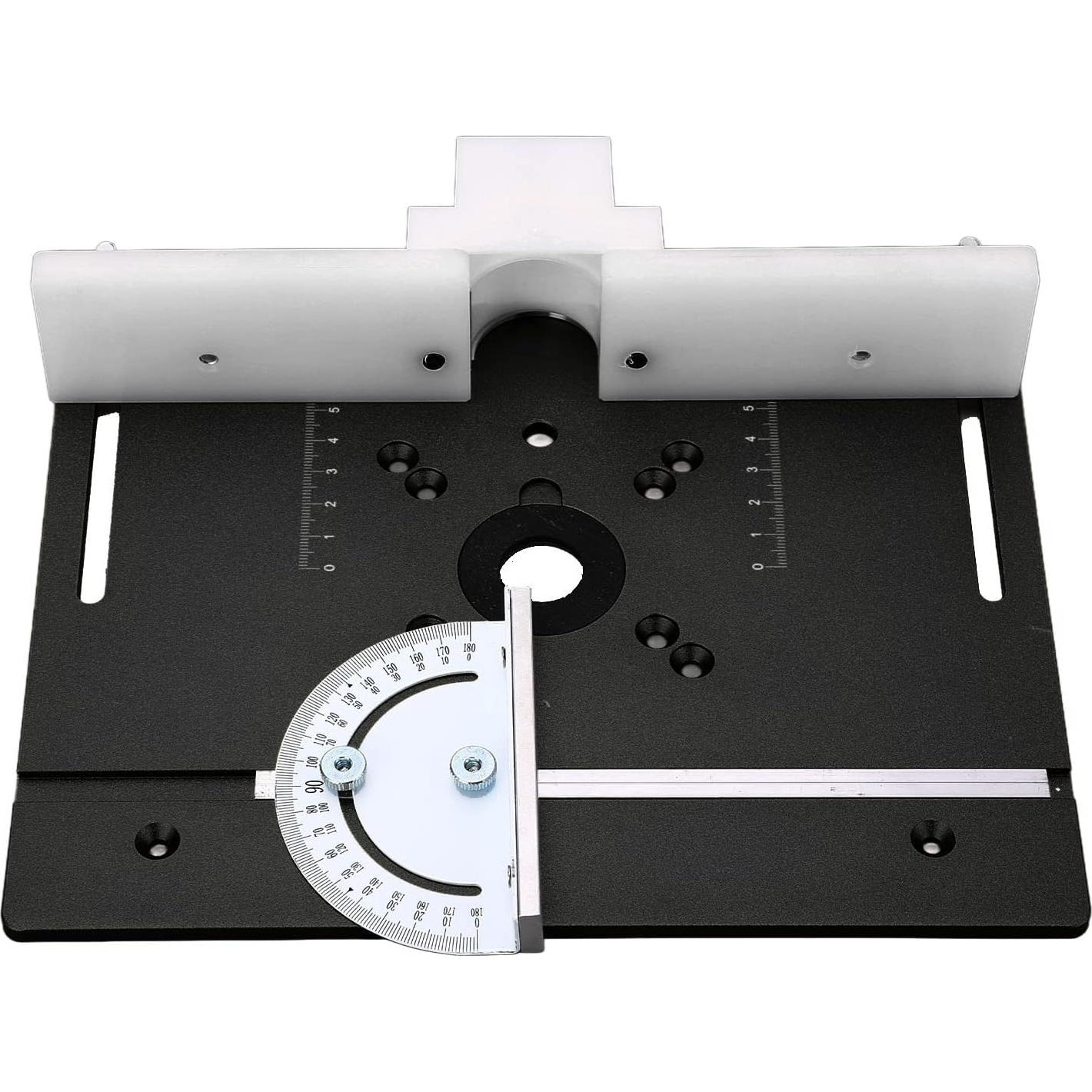 Placa de Inserción para Mesa de Router Jectse 1.10 kg Negra