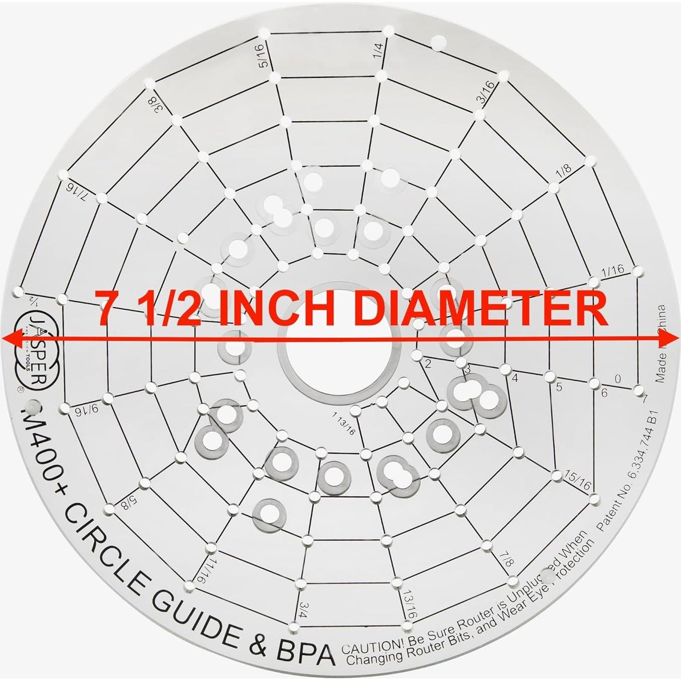 Jasper 400+ XL Placa Base Universal para Fresadoras 19.05 cm