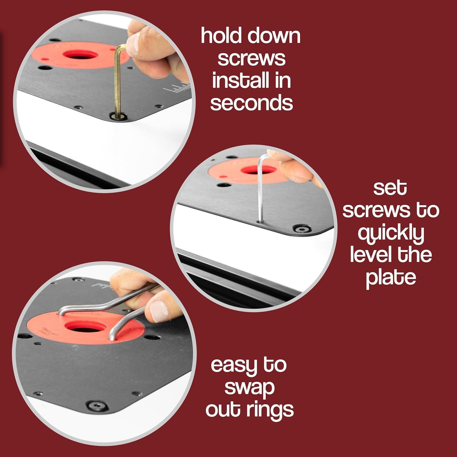 Mesa de Router Fulton Premium 60.96x81.28 cm MDF 3.49 cm