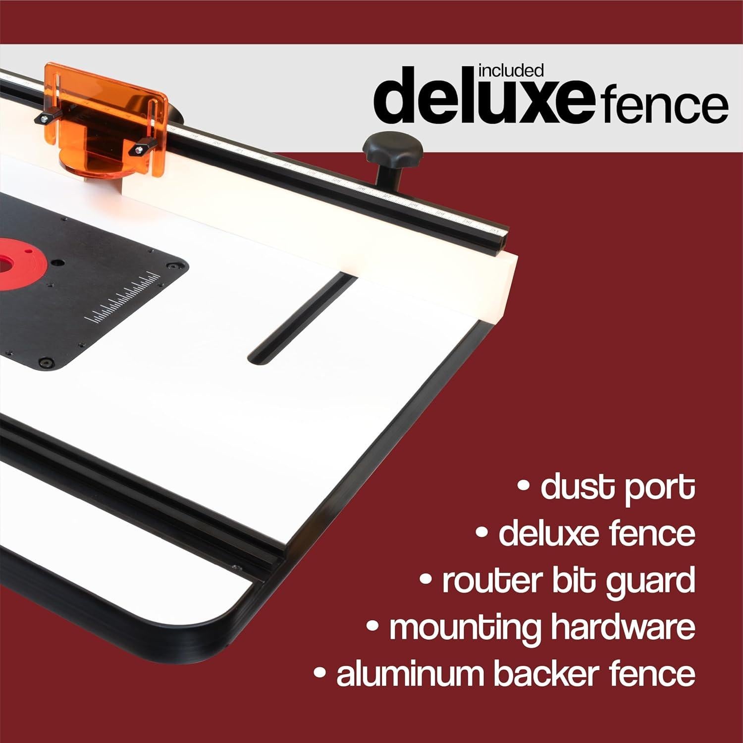 Mesa de Router Fulton Premium 60.96x81.28 cm MDF 3.49 cm