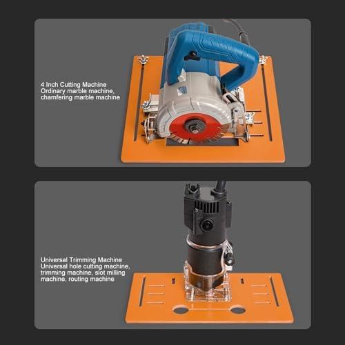 Placa Base de Sierra Circular Fockety 28x25cm Ajustable