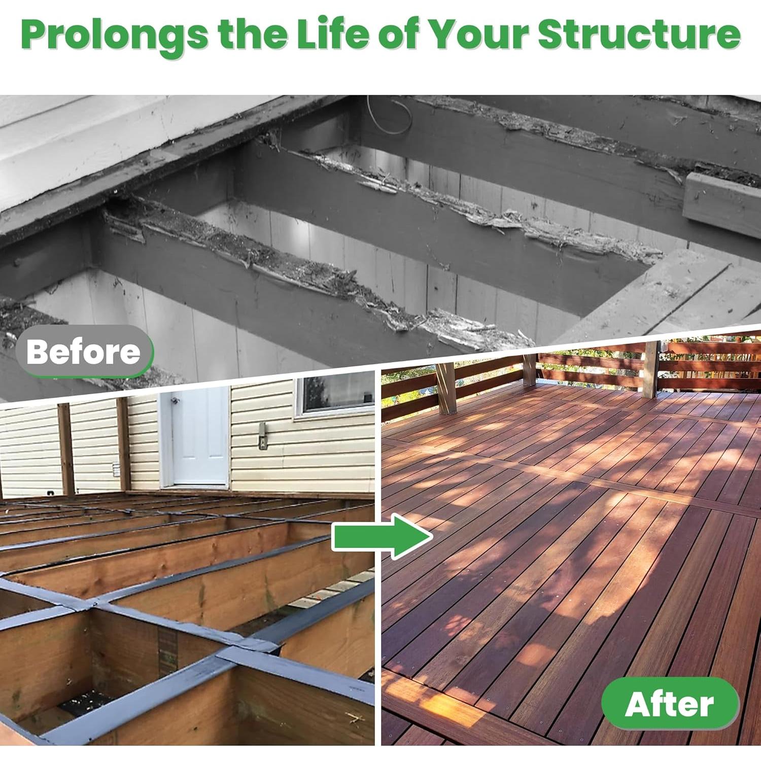 Cinta de Viga TAPEBEAR 2" x 15.24m Impermeable Anticorrosión