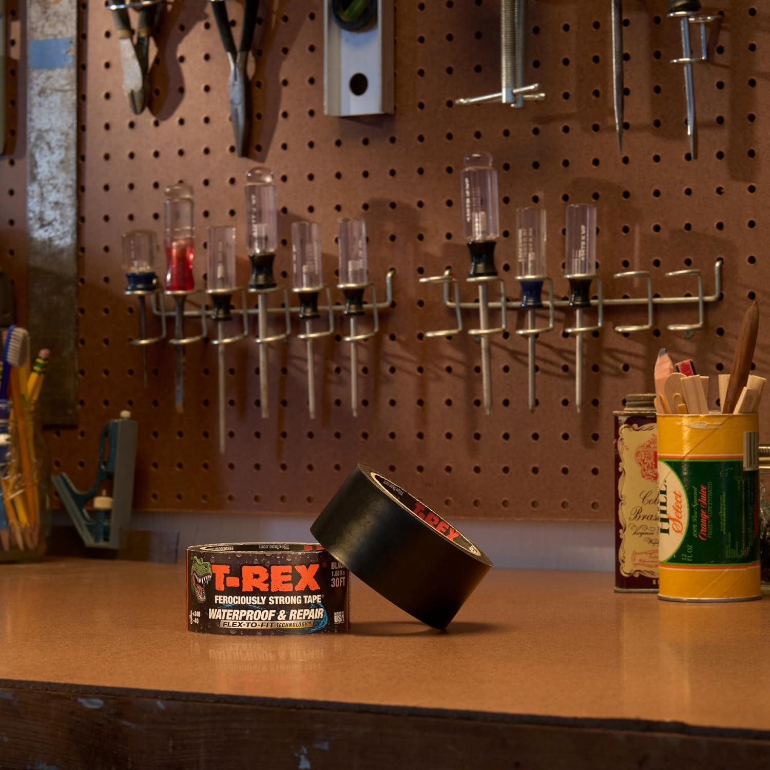 Cinta Impermeable T-Rex 1.88" x 9.14 m - Alta Resistencia