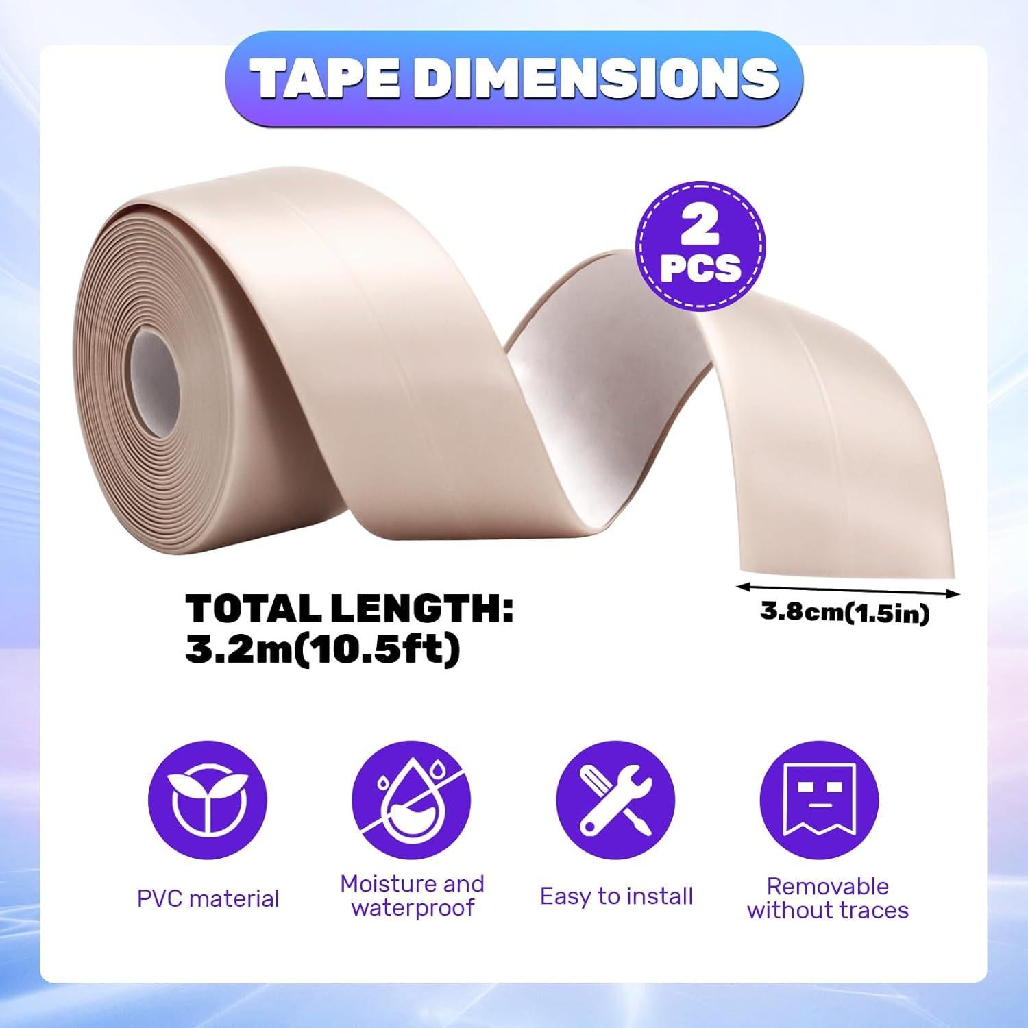 Cinta de Sellado Impermeable Autoadhesiva LELE LIFE 3.8 cm x 3.2 m