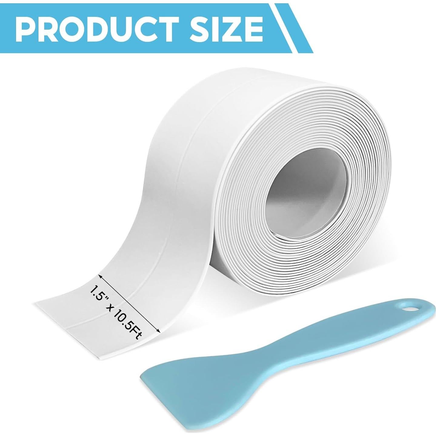 Cinta de Calafateo Autoadhesiva Blanca 3.8CM x 3.2M - 2 Rollos