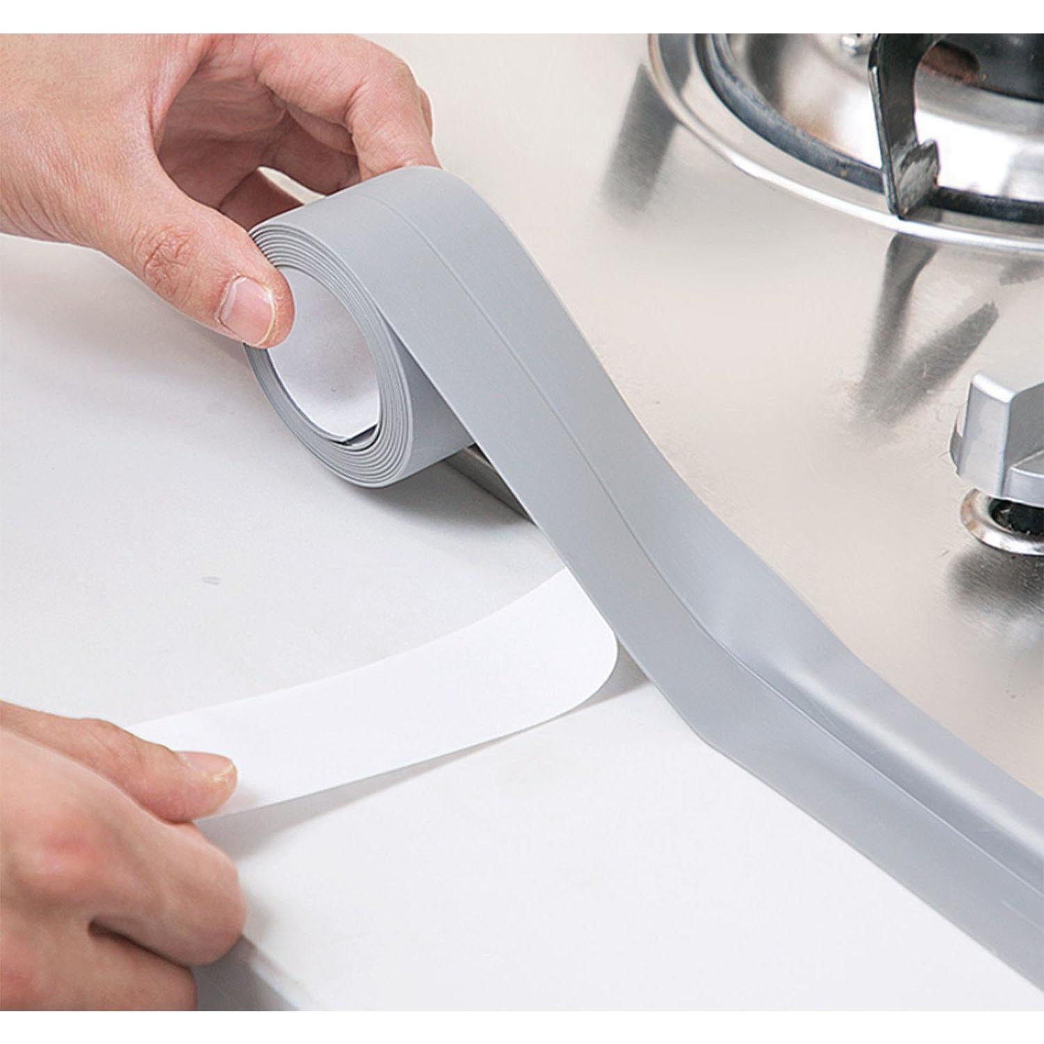 Cinta de Sellado Autoadhesiva IWONEDY 3.81cm x 3.2m Gris