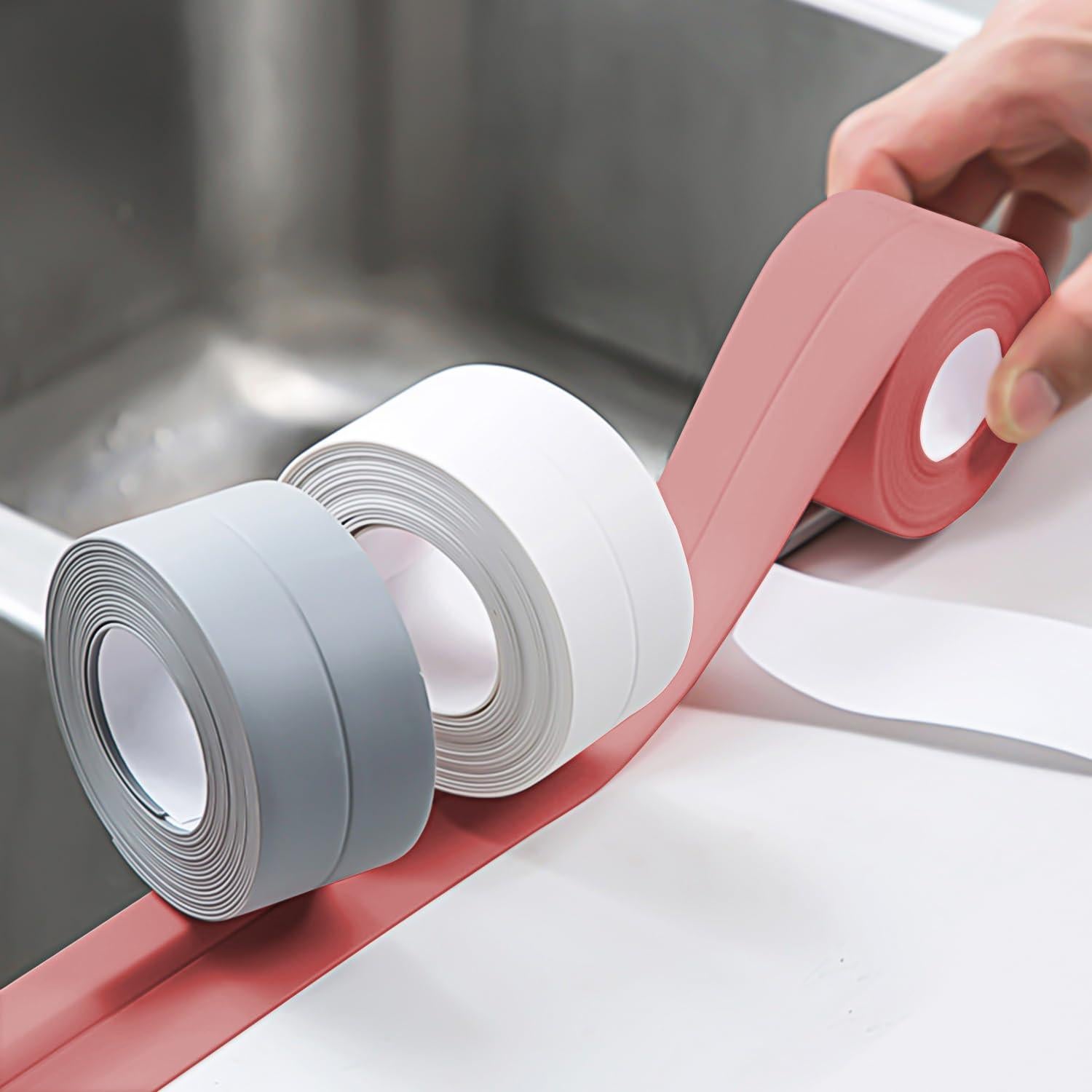 Cinta de Sellado Impermeable Boguish 3 Rollos 3.2m Azul