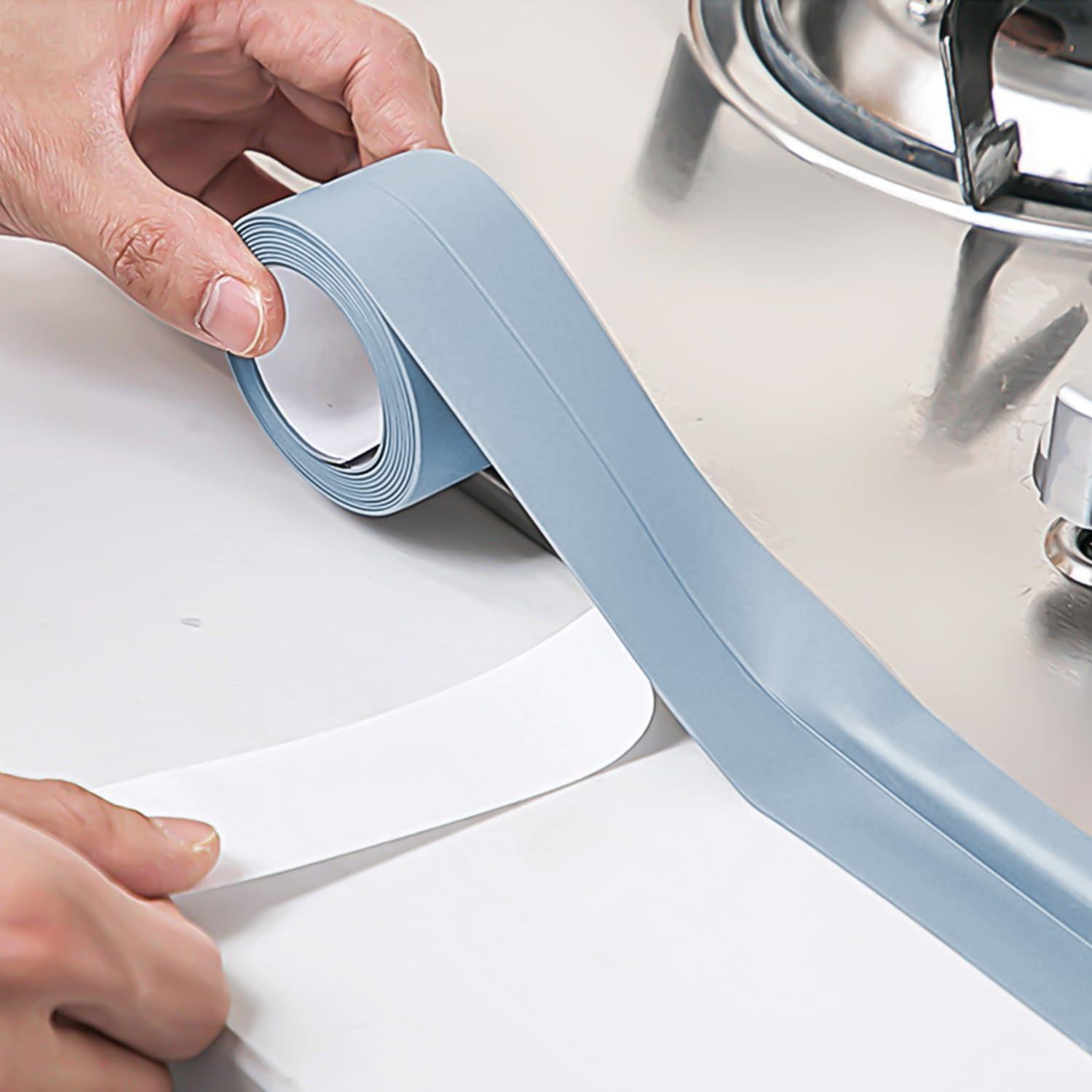 Cinta de Sellado Impermeable Boguish 3 Rollos 3.2m Azul