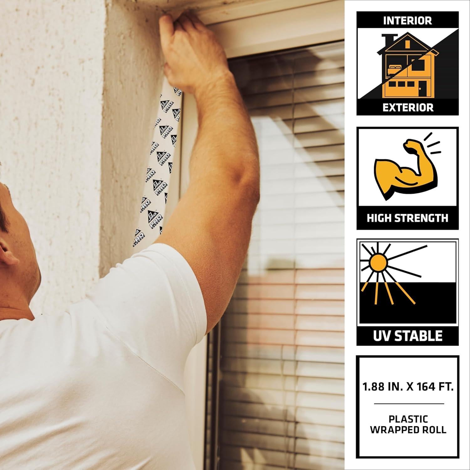 Cinta de Sellado Aislante SikaSeal-148 5.08 cm x 50 m Transparente