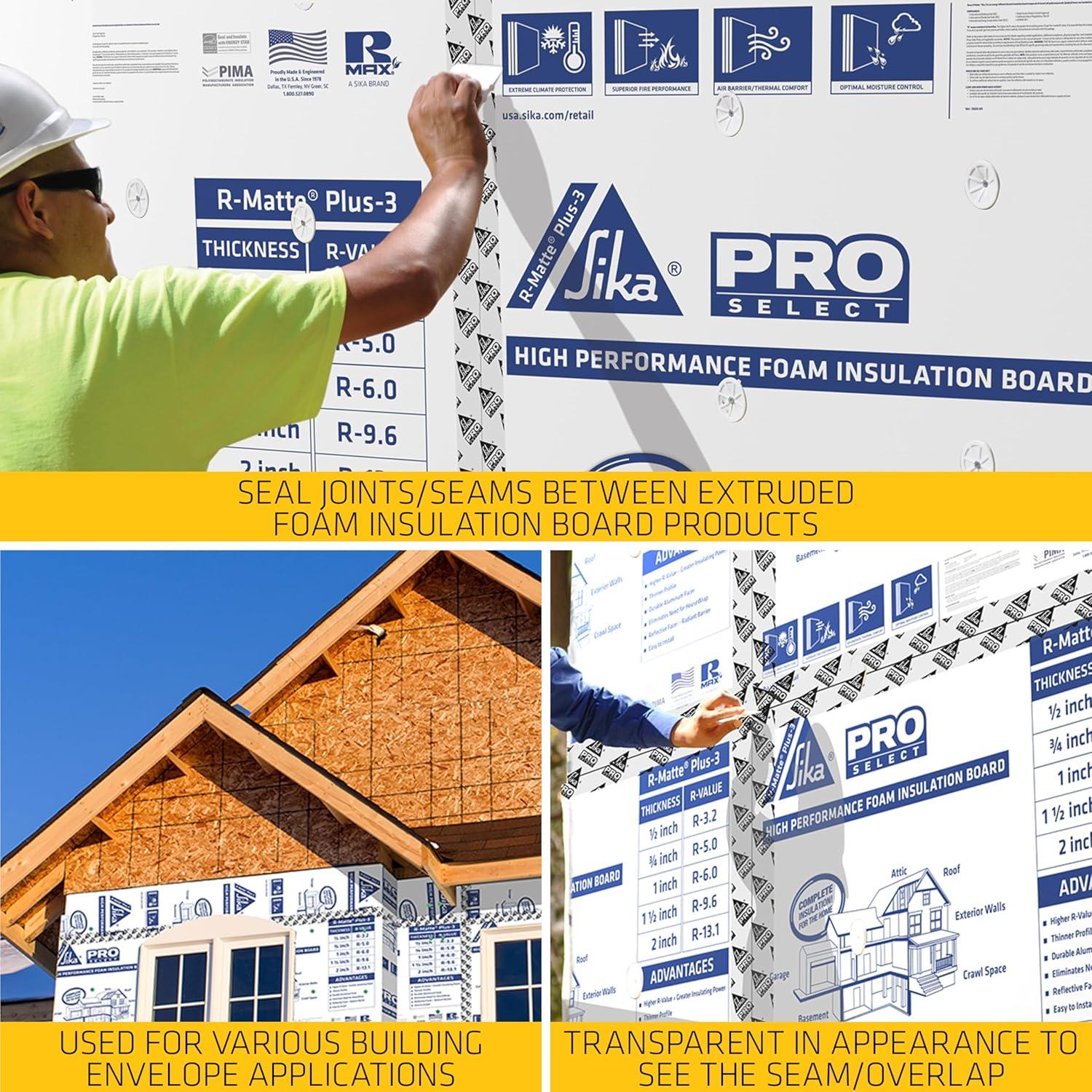 Cinta de Sellado Aislante SikaSeal-148 5.08 cm x 50 m Transparente
