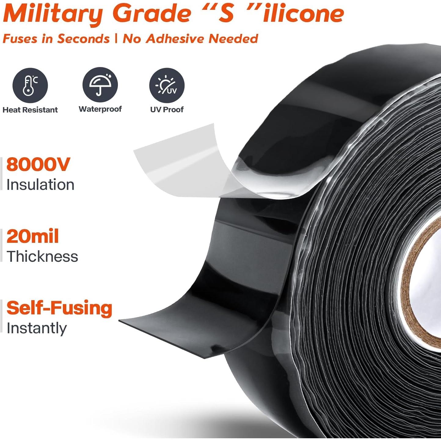 Cinta de Silicona Auto-Fusionante Arvyne 2.54cm x 10.97m