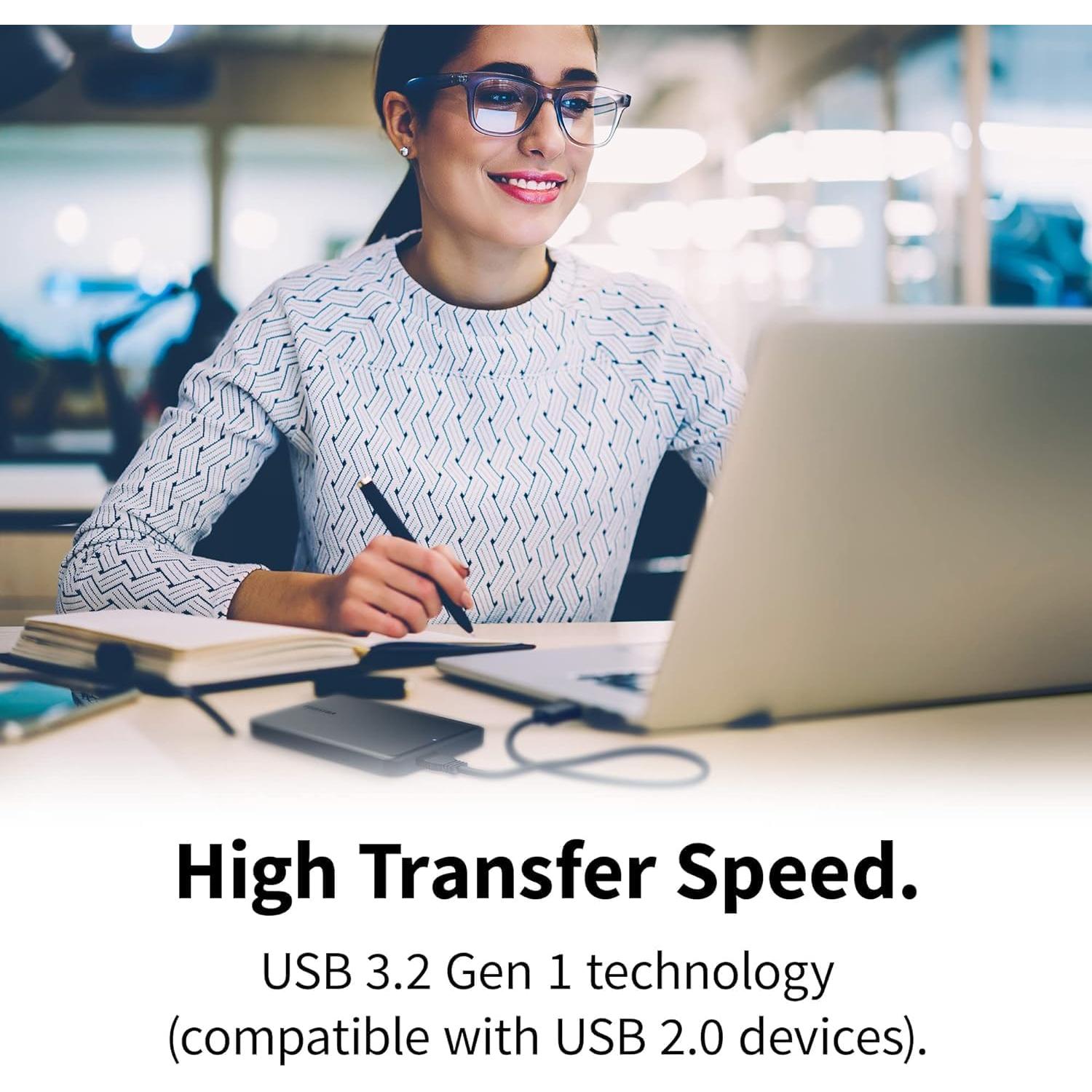 Disco Duro Externo Toshiba Canvio Partner 2TB USB 3.2