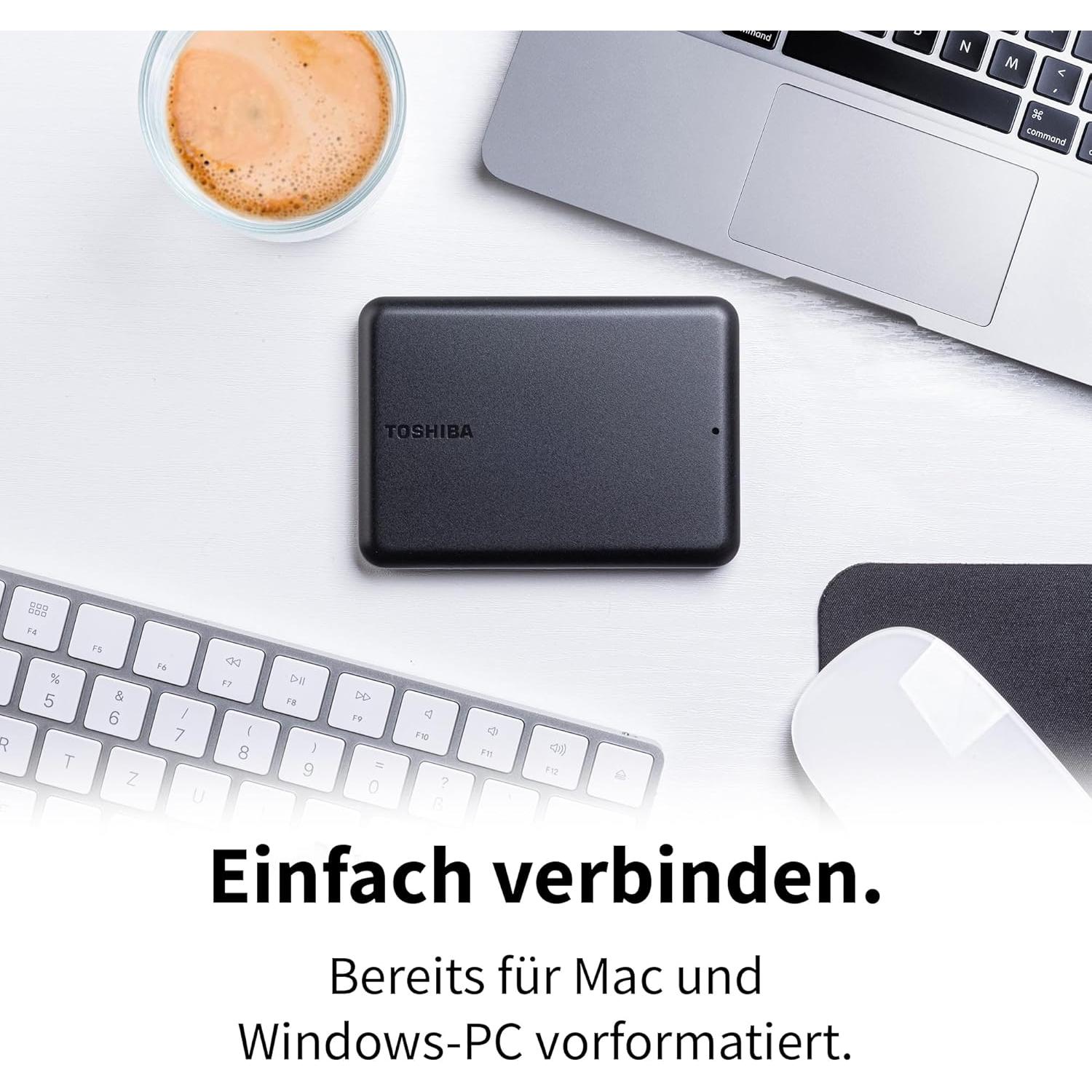 Disco Duro Externo Toshiba Canvio Partner 2TB USB 3.2