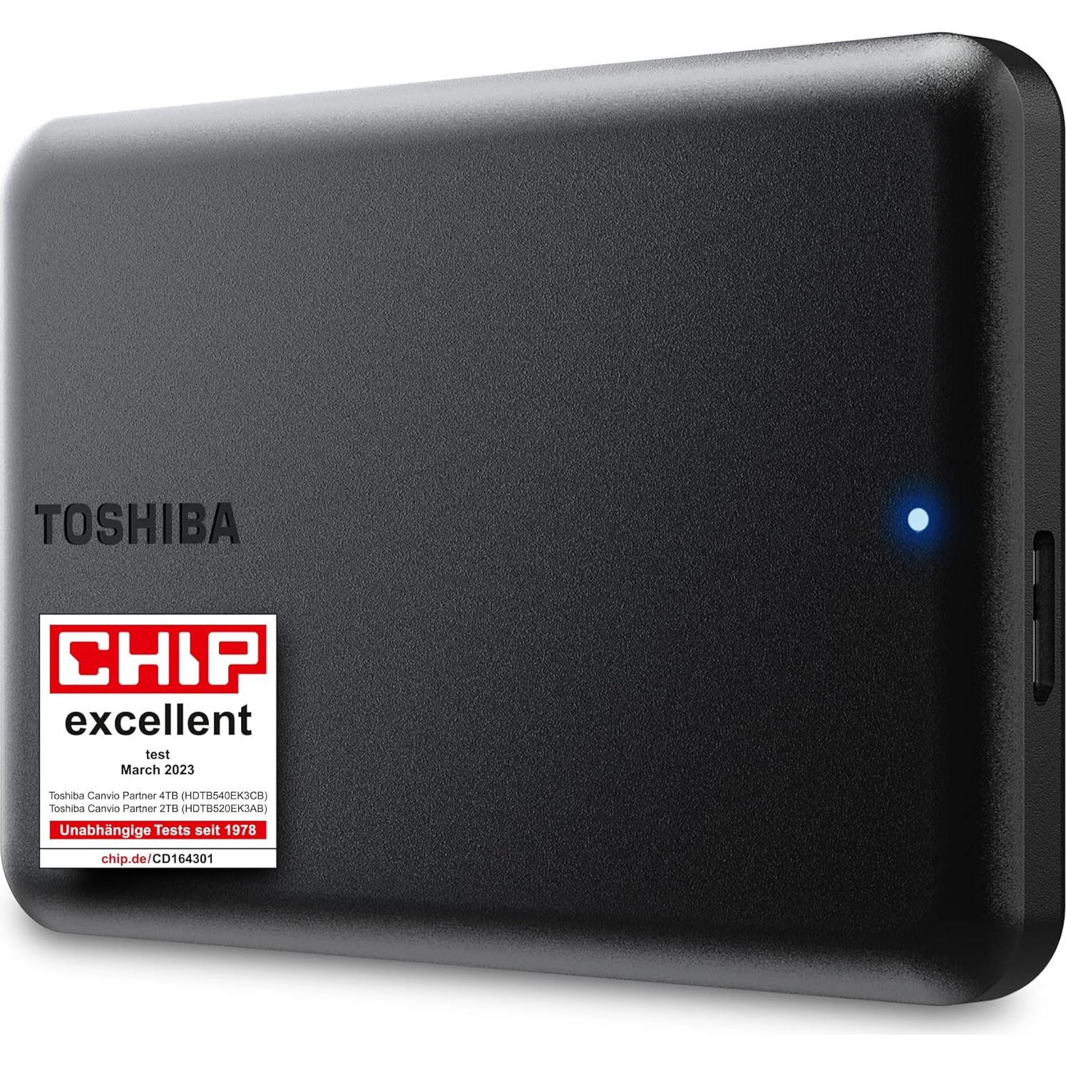 Disco Duro Externo Toshiba Canvio Partner 2TB USB 3.2