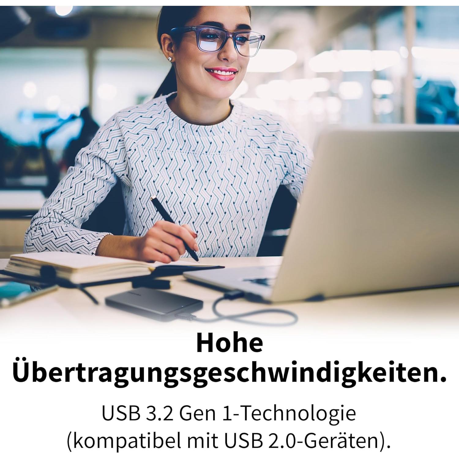 Disco Duro Externo Toshiba Canvio Partner 2TB USB 3.2