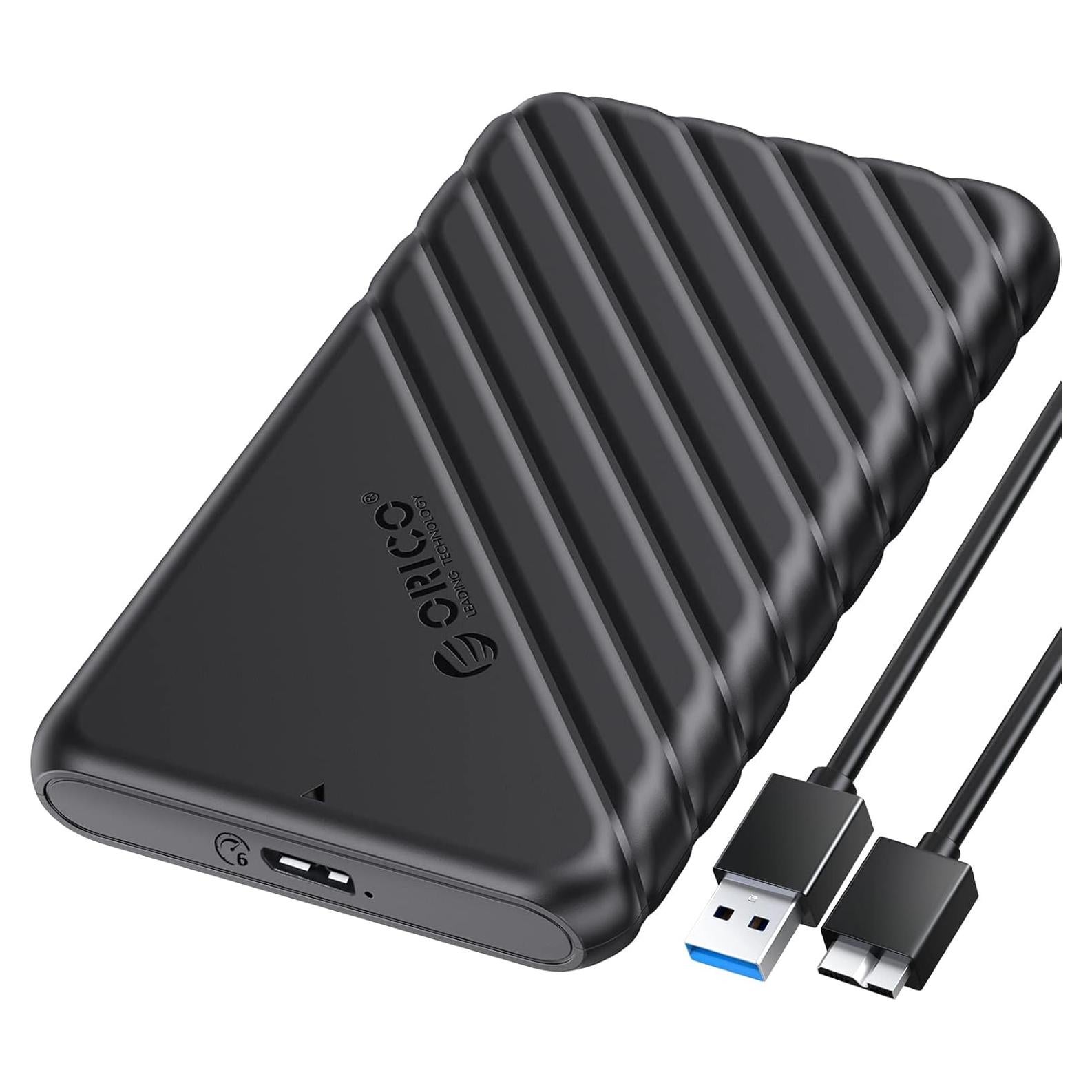 Carcasa de Disco Duro Externo ORICO 2.5" USB 3.0 SATA III