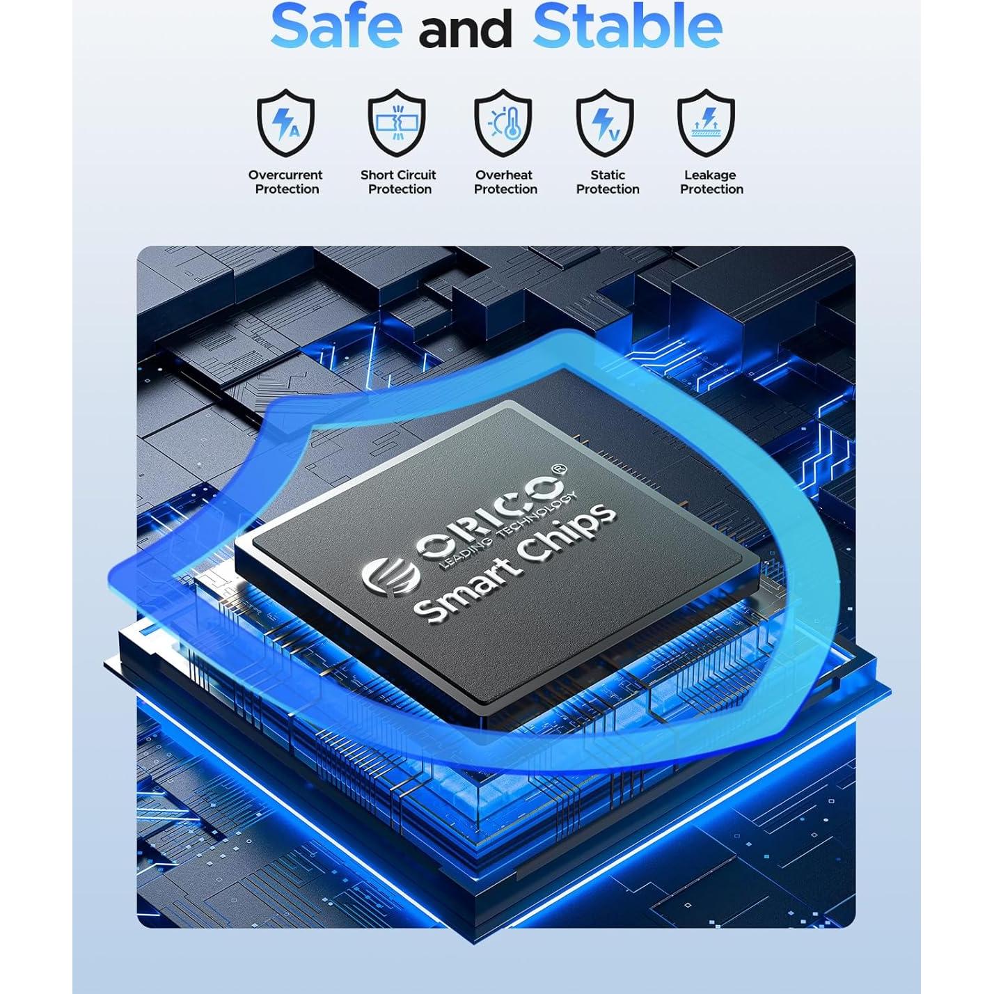 Carcasa de Disco Duro Externo ORICO 2.5" USB 3.0 SATA III