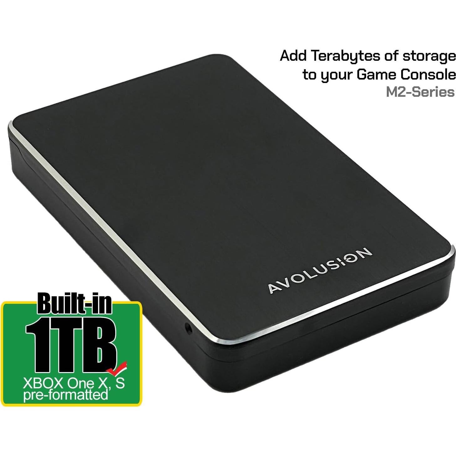 Disco Duro Externo Avolusion M2 1TB USB 3.0 para Juegos