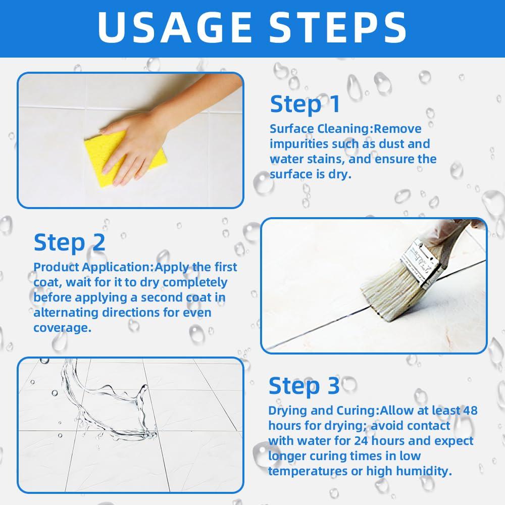 Sellador Impermeable Transparente AQNTIGUSH 300g para Techos y Paredes