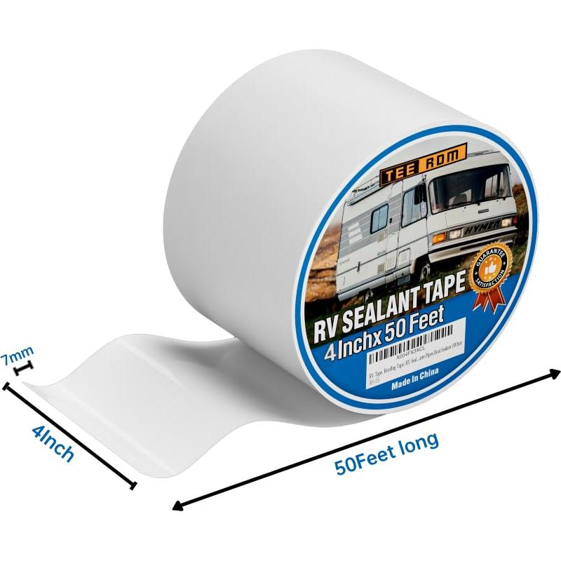 Cinta Selladora Impermeable Teerdm 10.16 cm x 15.24 m para RV