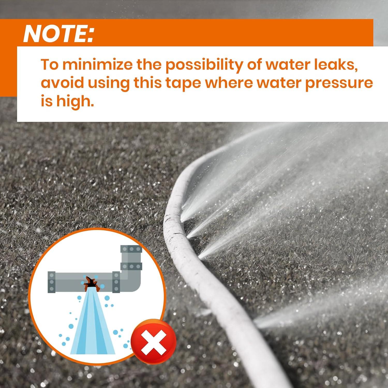 Cinta de Parcheo y Sellado Impermeable LLPT 10cm x 4m Negra