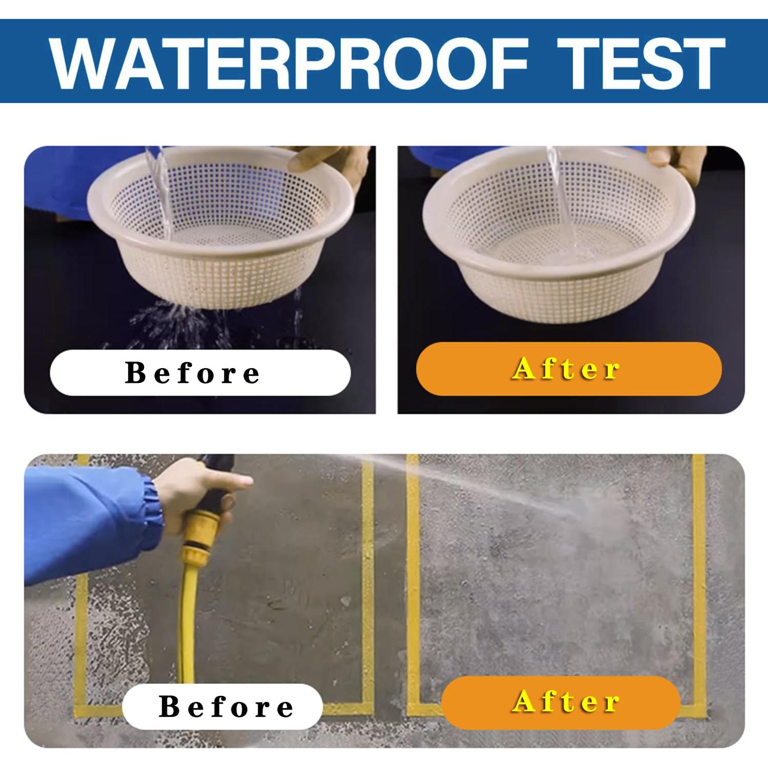 Sellador Impermeable Transparente Meijuji 1 kg para Techos y Paredes