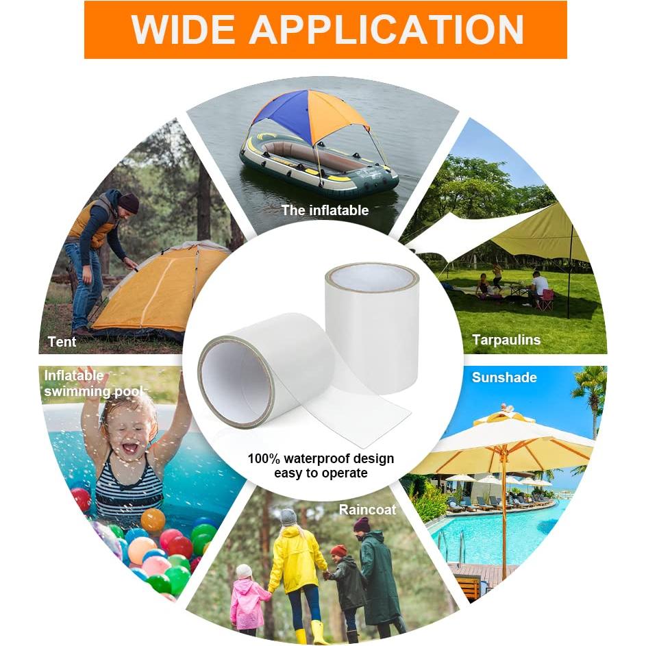 Cinta de Sellado Transparente Maveek 10cm x 1.52m PVC