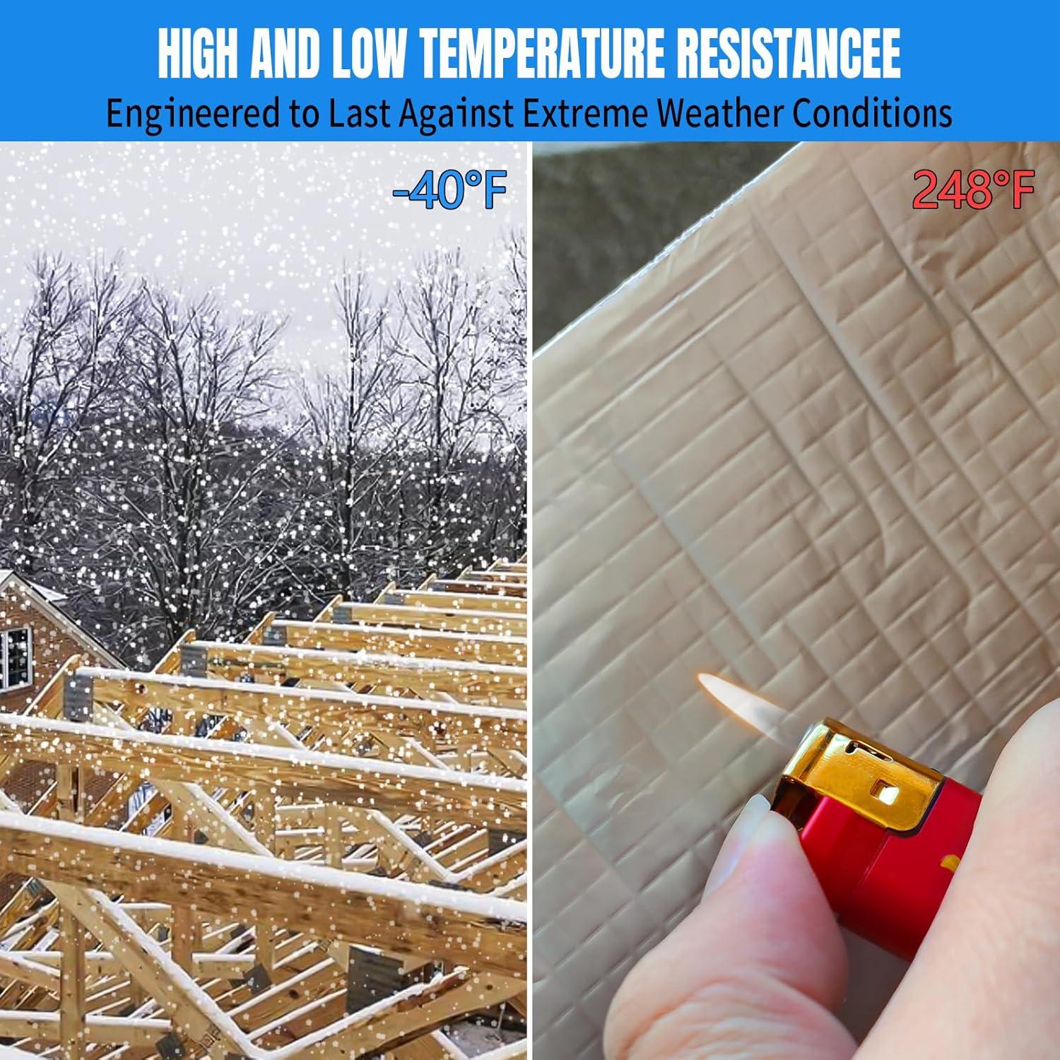 Cinta Butílica Impermeable UCANVIN 10.16cm x 10m para Reparación