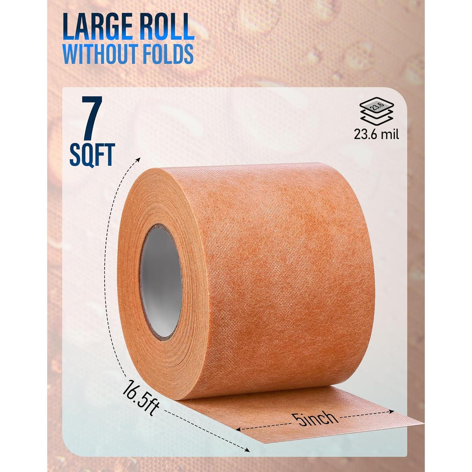 Membrana Impermeable Nanningo 5" x 5.03m para Ducha y Baño